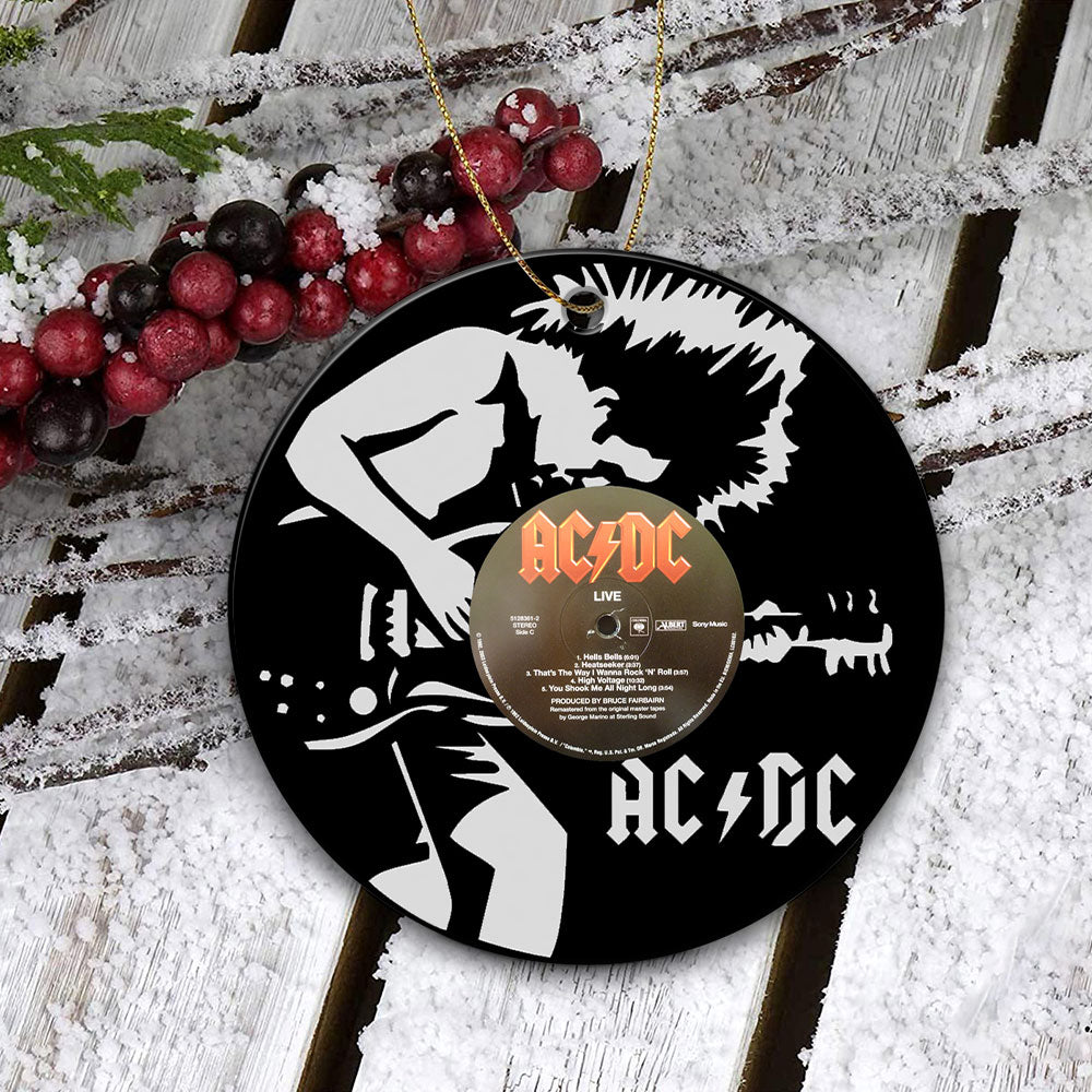 Hard Rock Ceramic Ornament – Classic Album Cover Holiday Decoration