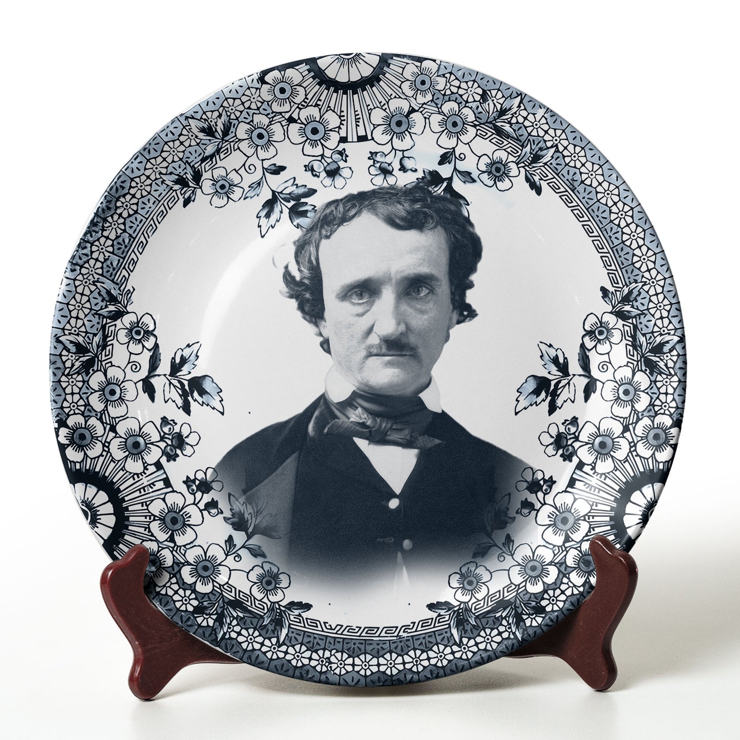 Vintage Horror Ceramic Plate – Edgar Allan Poe