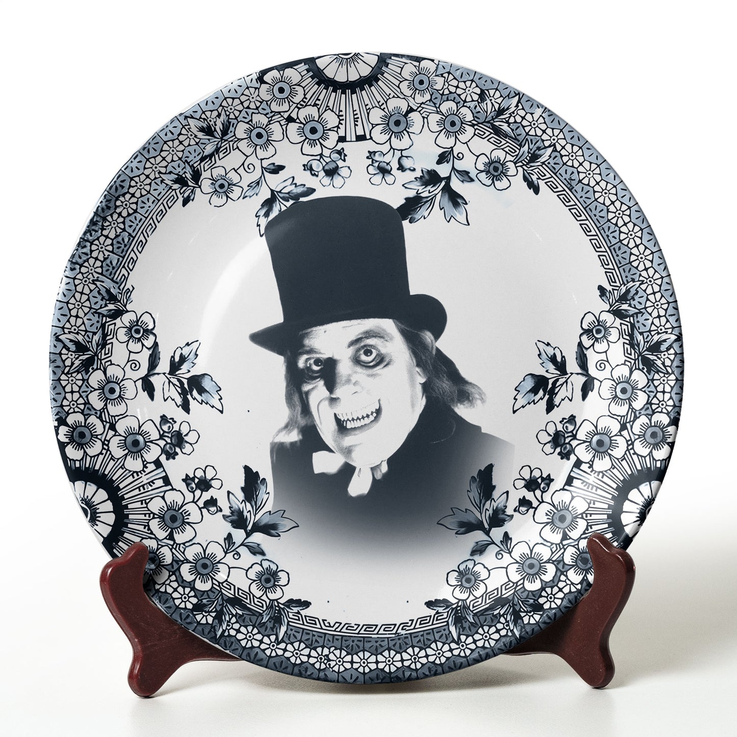 Ceramic Plate – The Man in the Beaver Hat from London After Midnight