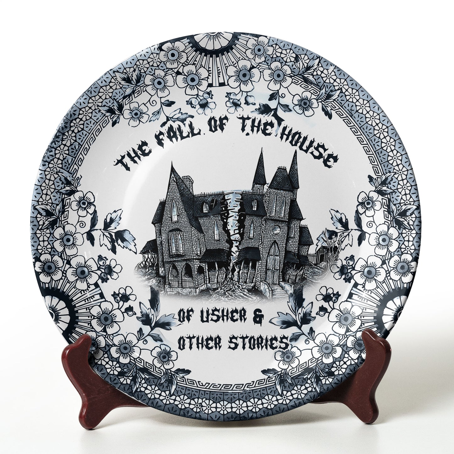 The Fall of the House of Usher Ceramic Plate – Gothic Horror Collection