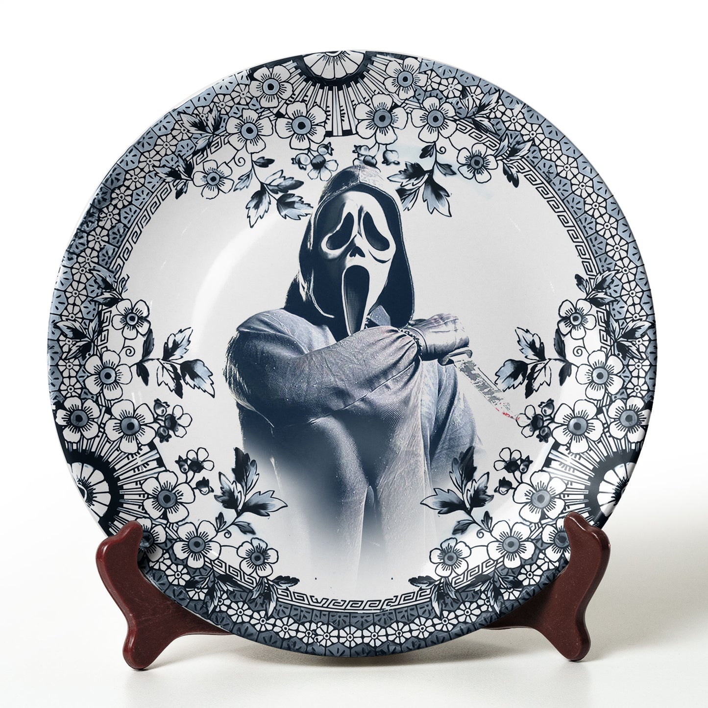 Ghostface Horror Ceramic Plate