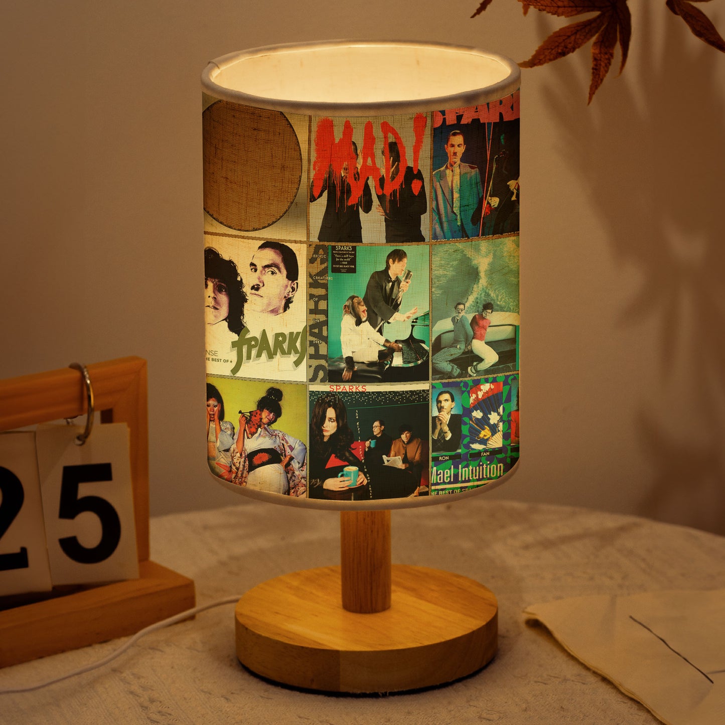 Sparks Albums Lamp – Light Up with Electric Art Pop Energy