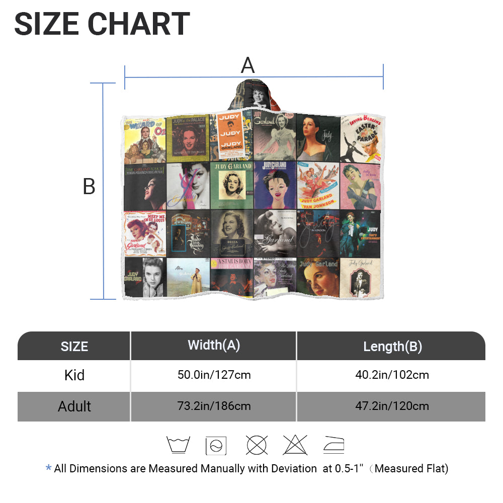 Judy Garland Wearable Hooded Blanket – A Classic Hollywood Warmth You Can Wear