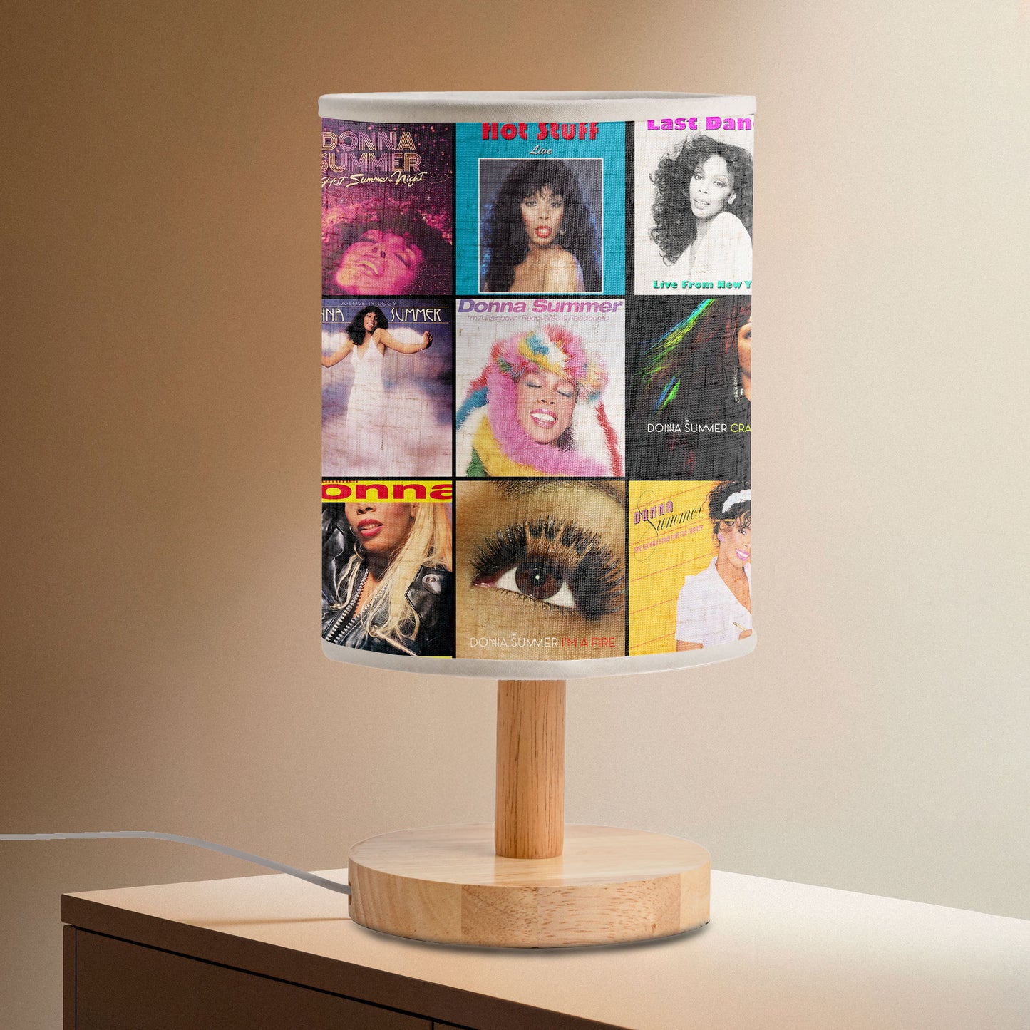 Donna Summer Fabric Lamp – Disco Fever Dreams