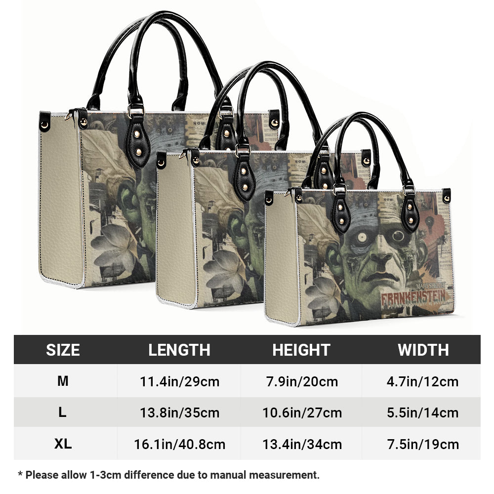 Mary Shelley’s Frankenstein Gothic Art Leather Handbag