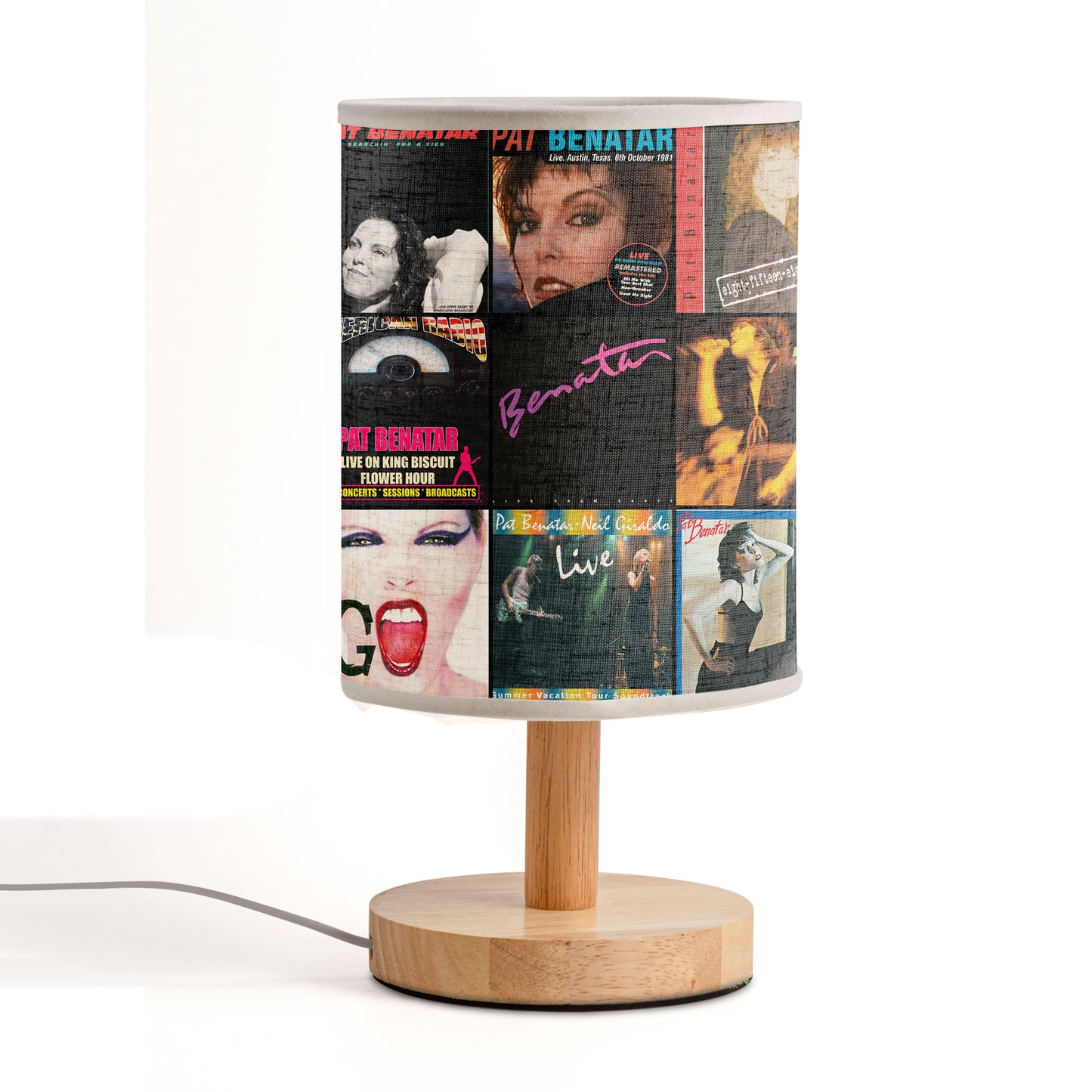 Pat Benatar Albums Fabric Lamp – Light of Rock ’n’ Roll Passion