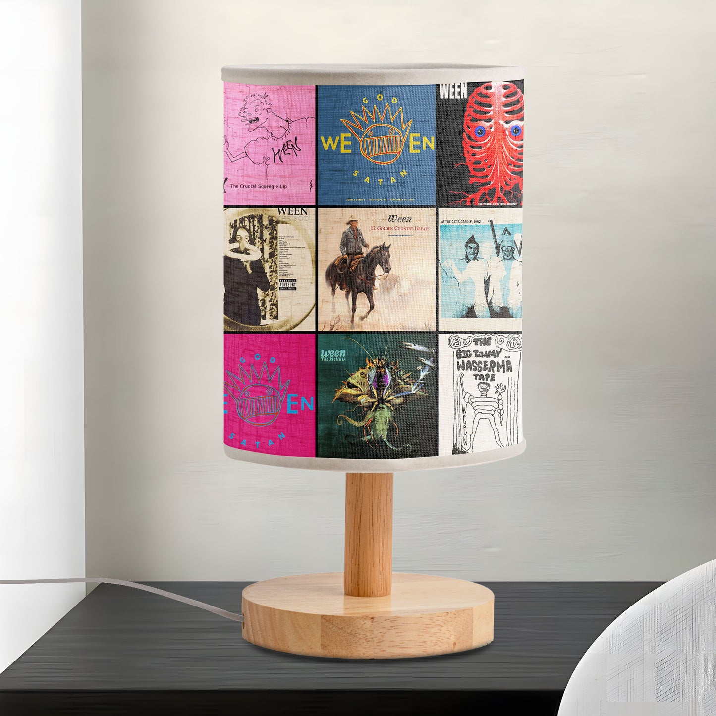 Ween Albums Fabric Lamp – A Tribute to Eclectic Genius