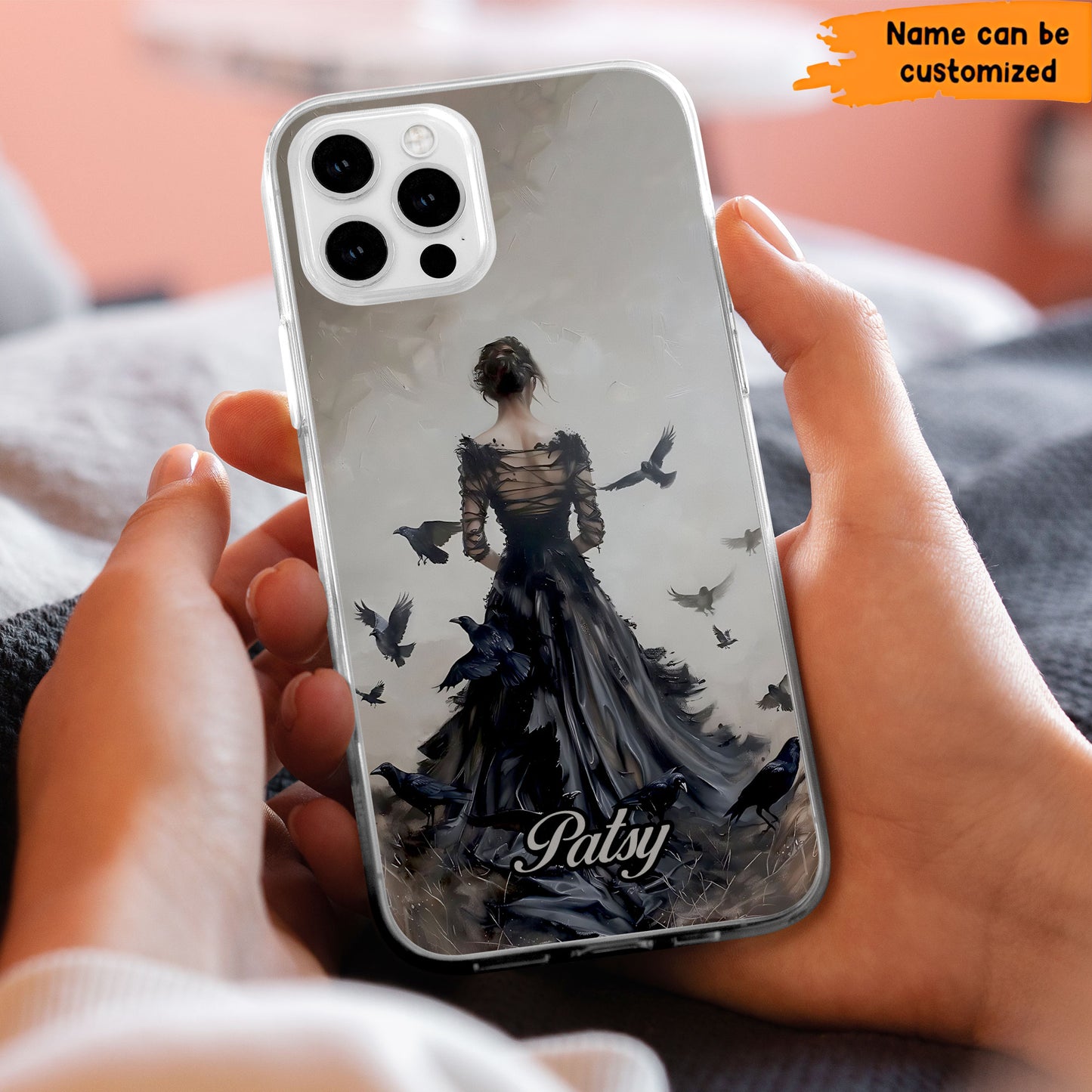 Lady of Ravens Phone Case – Gothic Poe Inspired