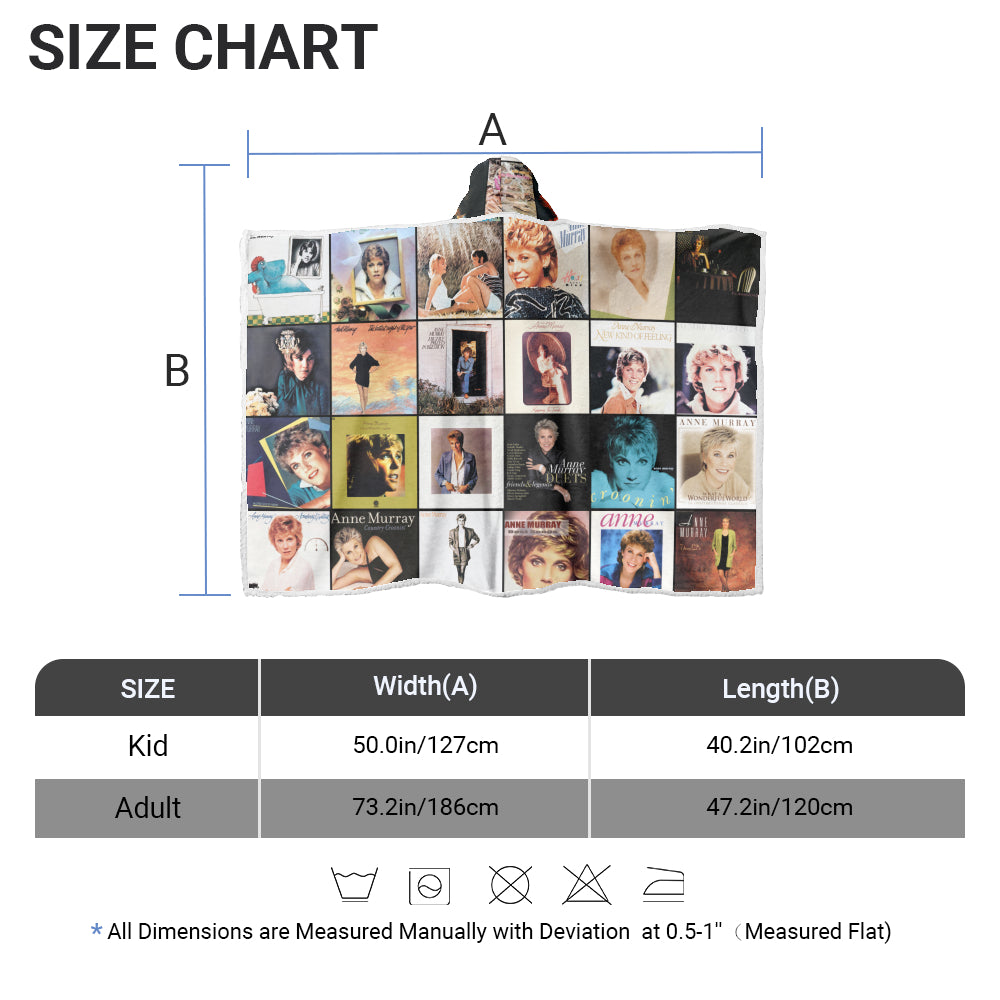 Anne Murray Wearable Hooded Blanket – A Cozy Tribute to Timeless Classics