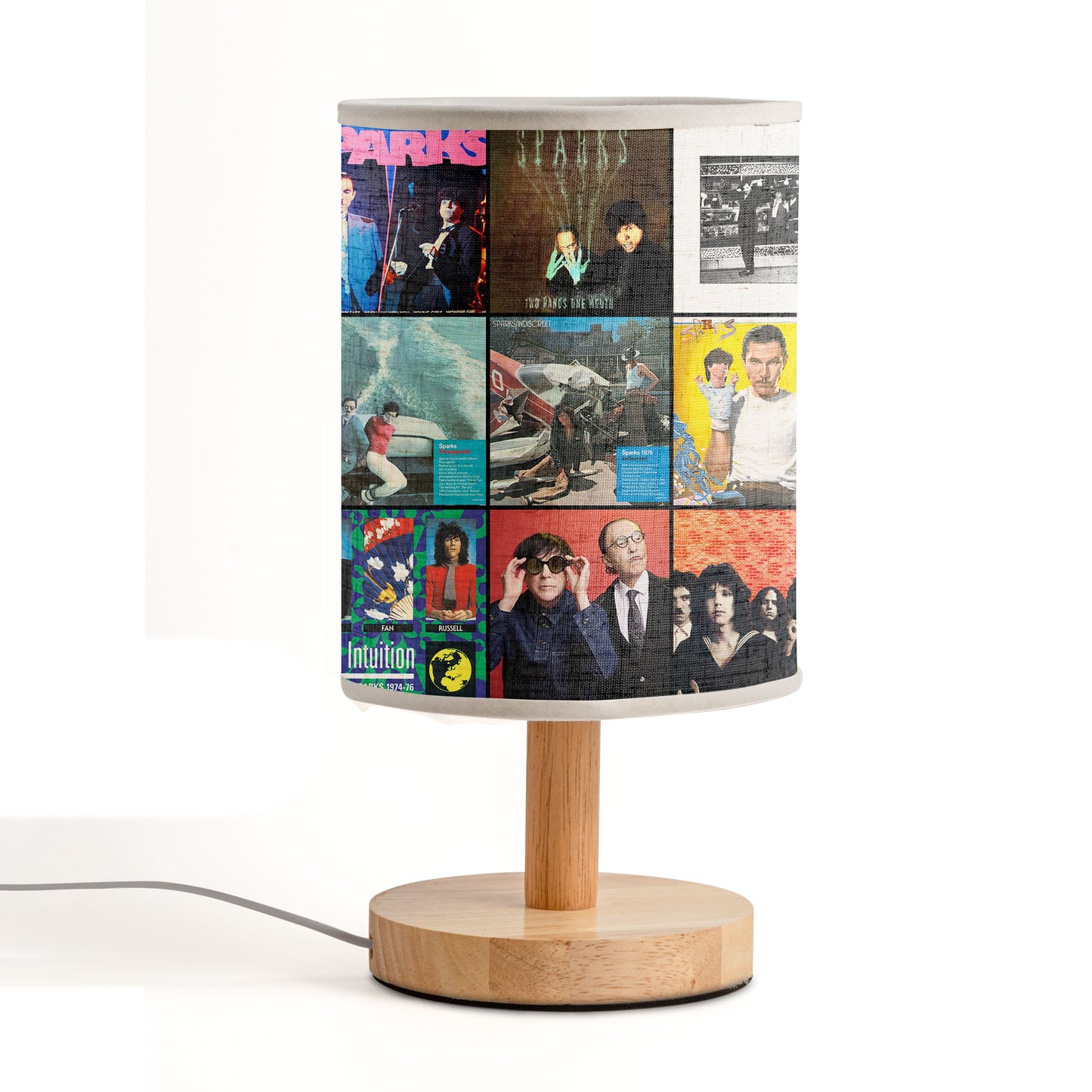Sparks Albums Lamp – Light Up with Electric Art Pop Energy