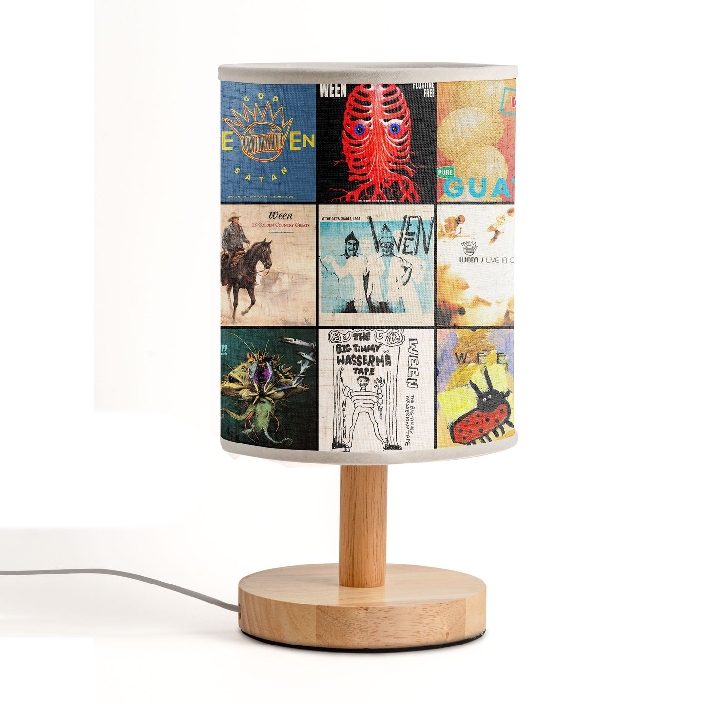 Ween Albums Fabric Lamp – A Tribute to Eclectic Genius