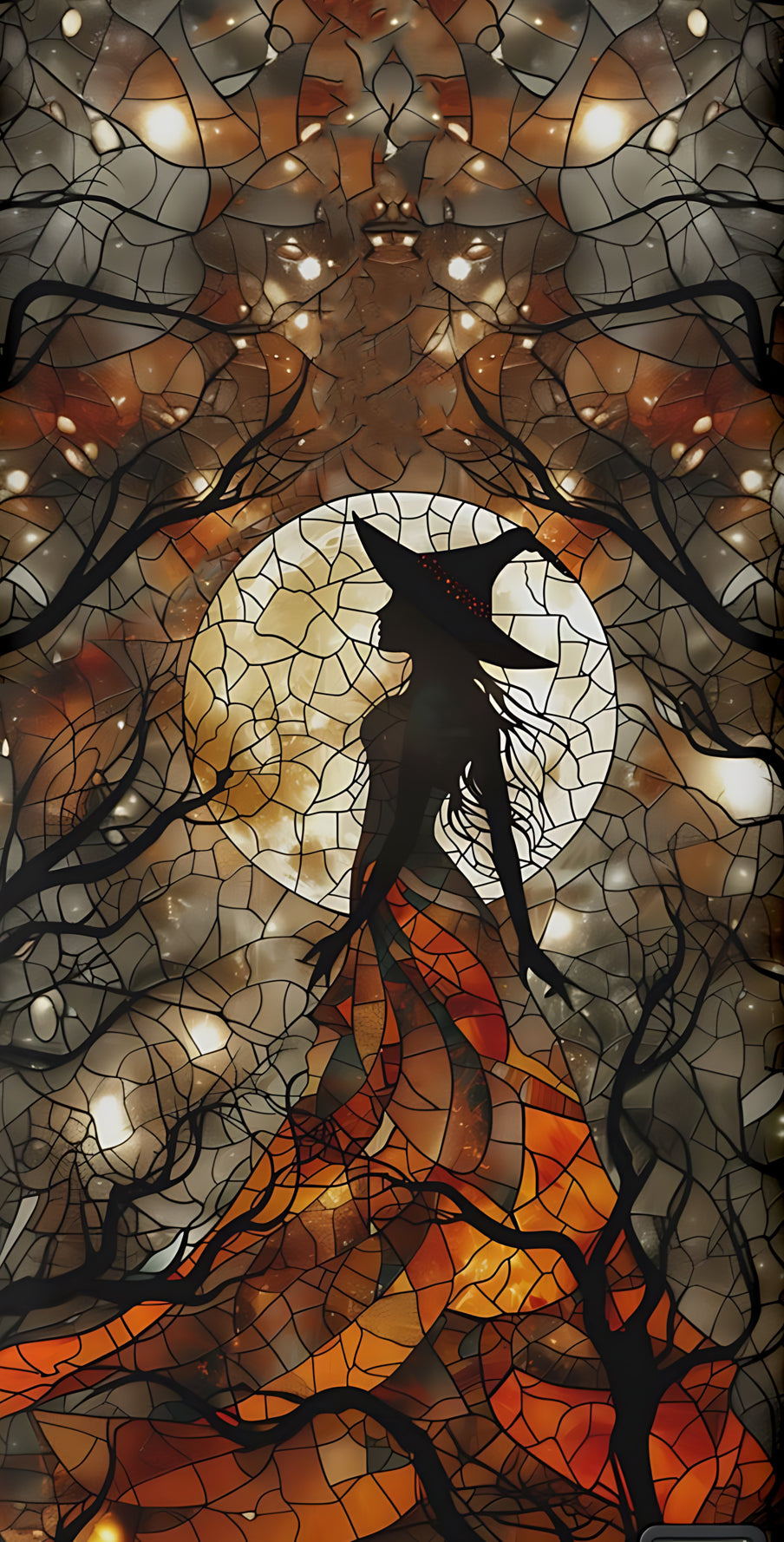 Witchy Stained Glass Phone Case