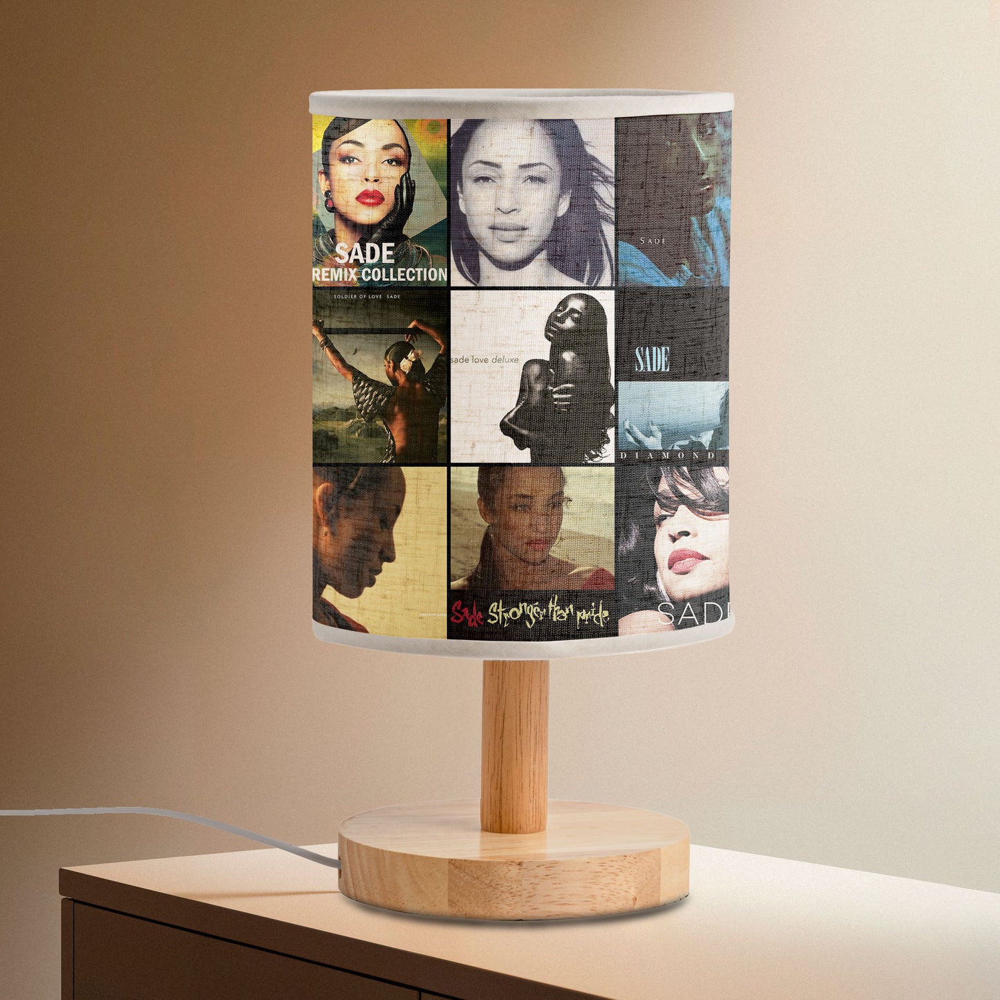 Sade Album Collage Lamp – Smooth Soul & Timeless Elegance Light