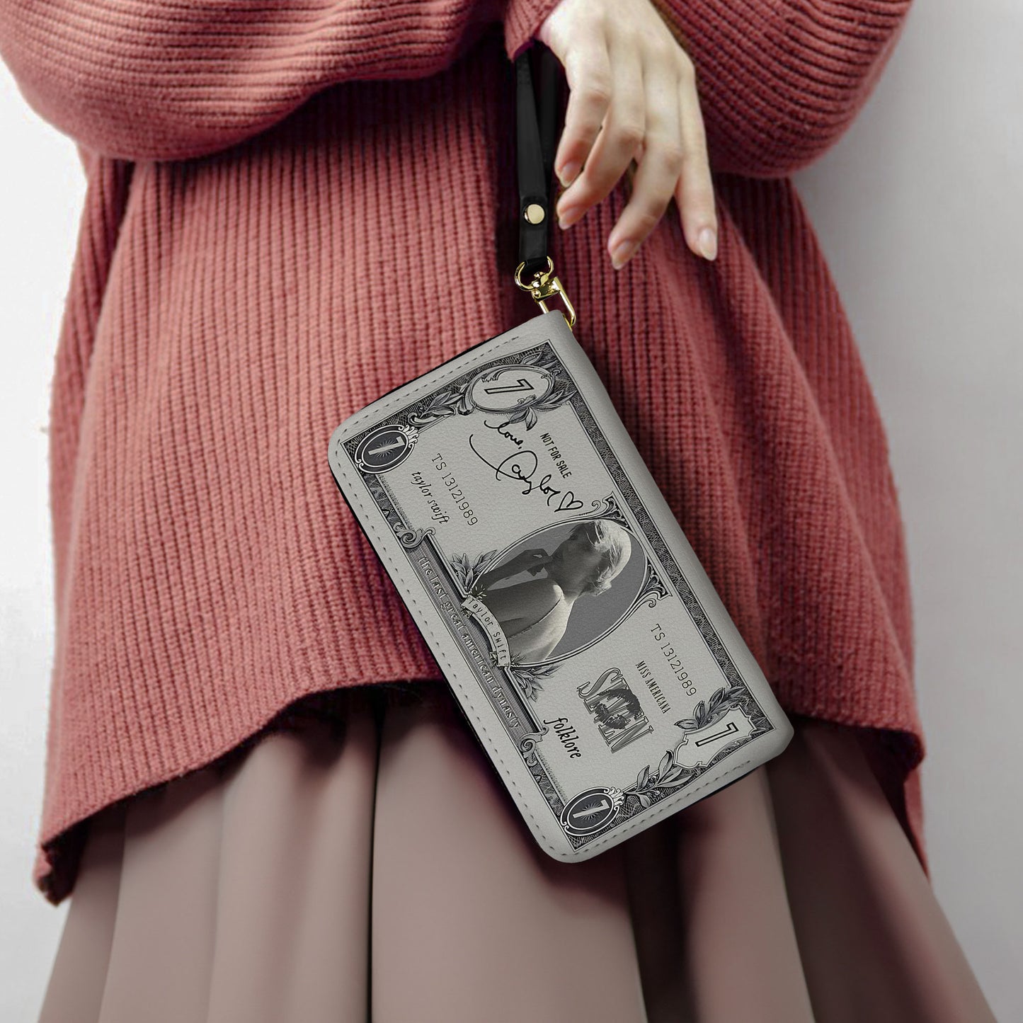 Folklore Era Taylor Swift Leather Wallet