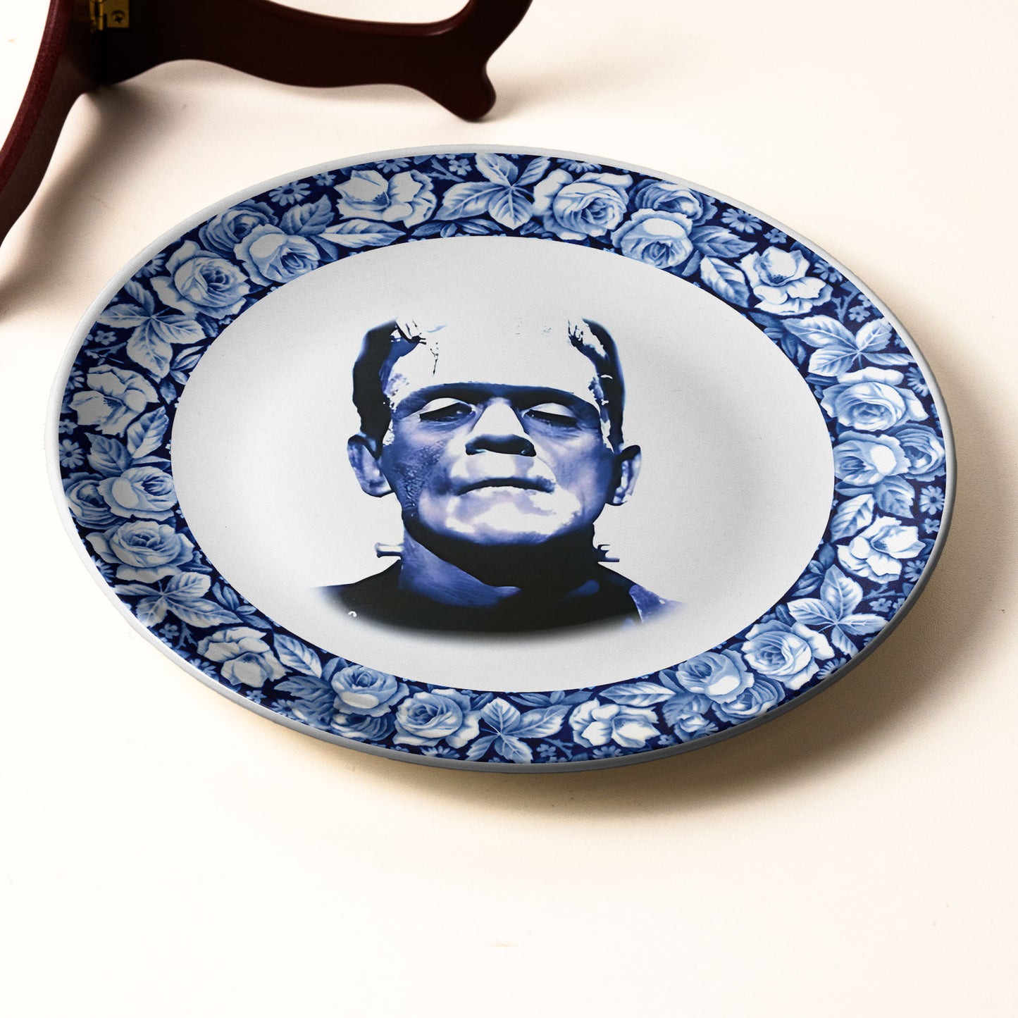 Vintage Horror Ceramic Plate – Frankenstein’s Monster
