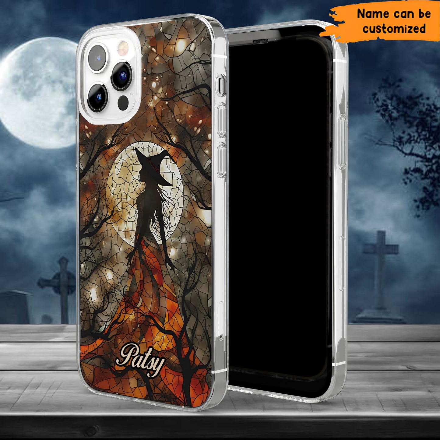 Witchy Stained Glass Phone Case