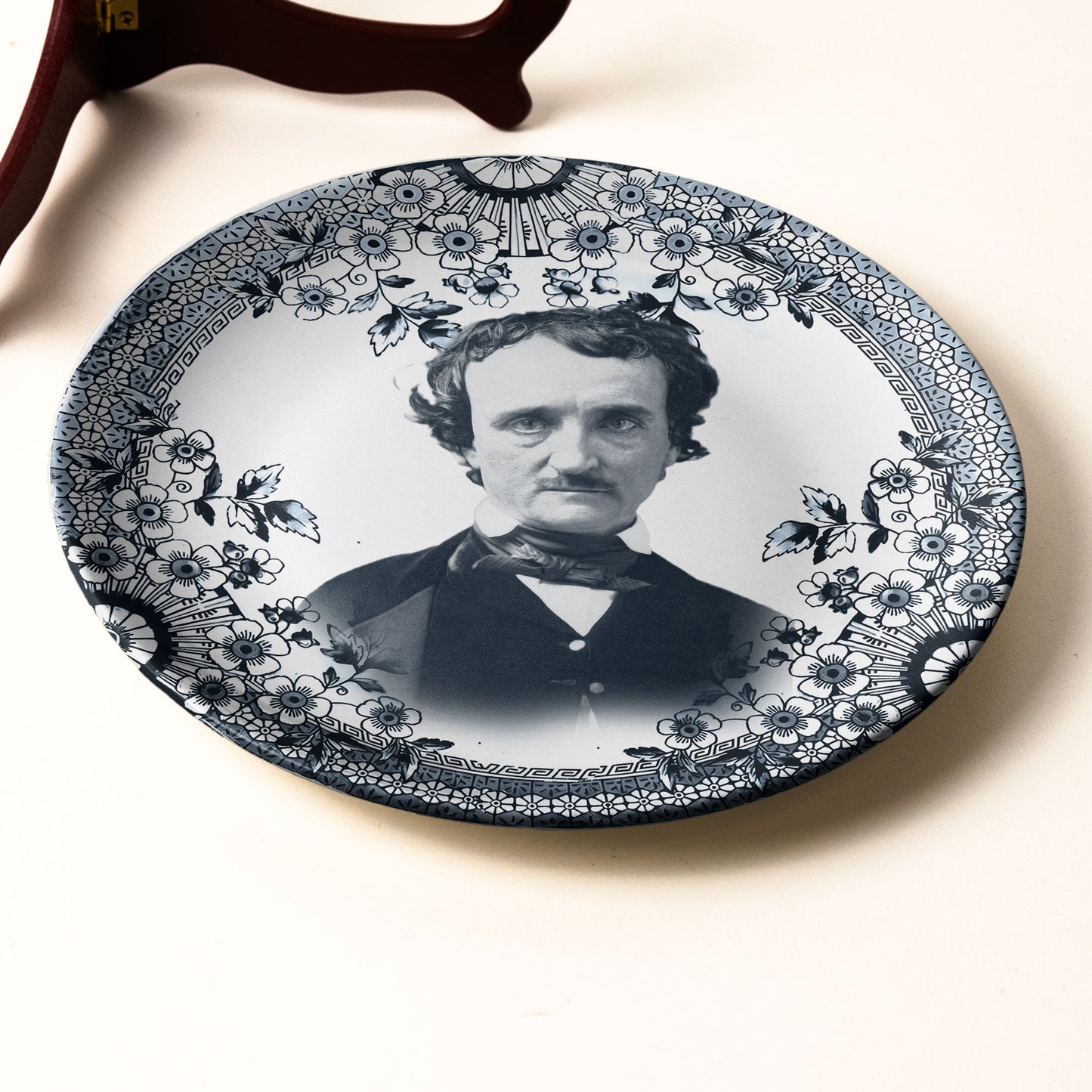 Vintage Horror Ceramic Plate – Edgar Allan Poe
