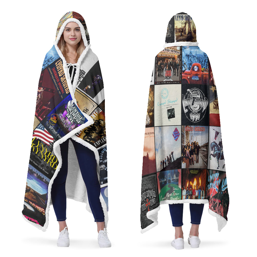 Lynyrd Skynyrd Wearable Hooded Blanket – Southern Rock Comfort