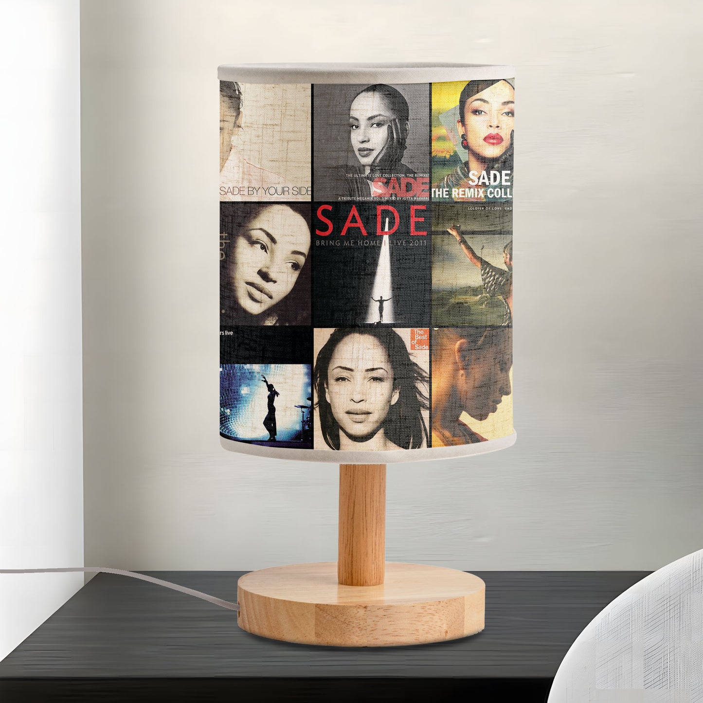 Sade Album Collage Lamp – Smooth Soul & Timeless Elegance Light