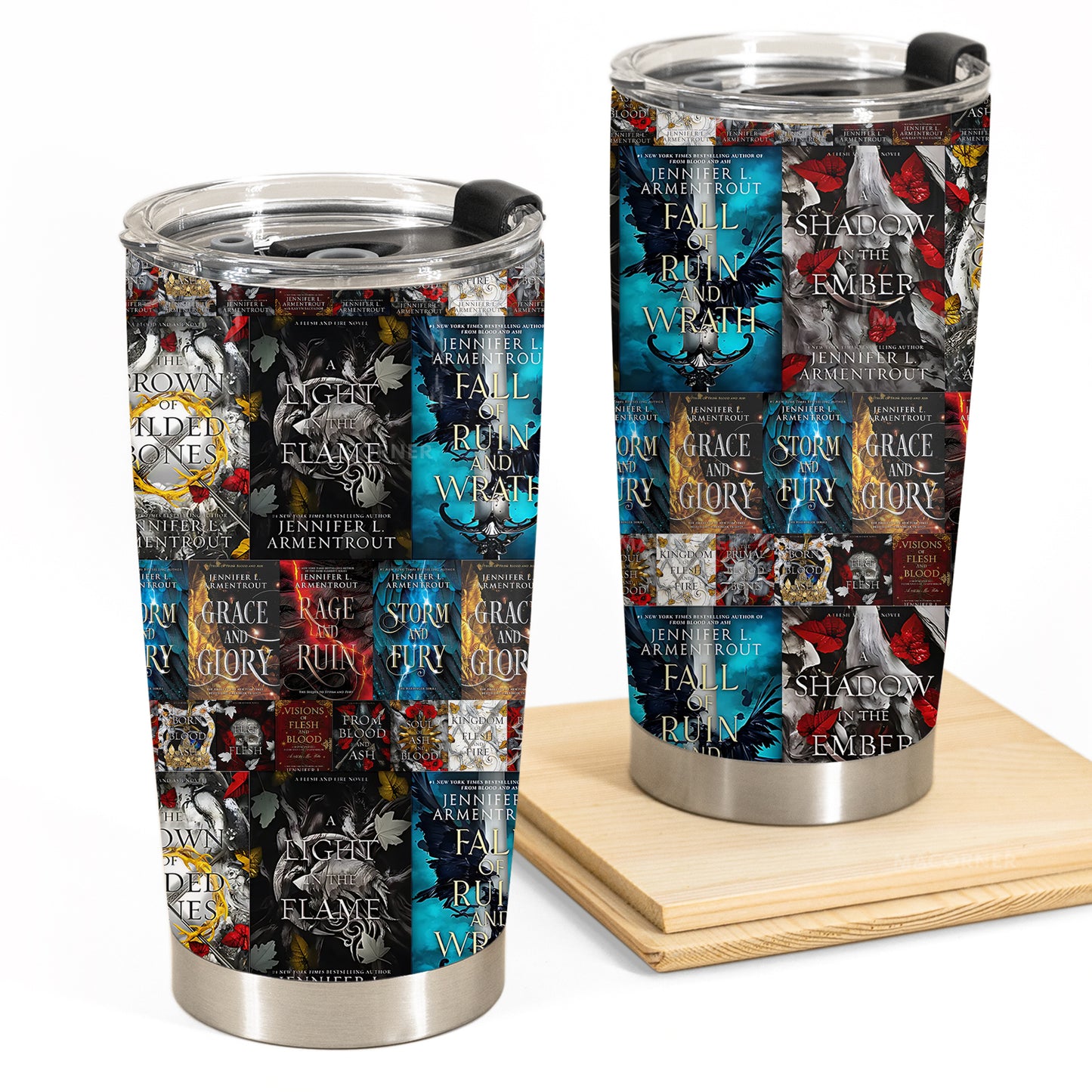 Epic Worlds of Jennifer L. Armentrout Tumbler Cup – Fantasy Romance Edition