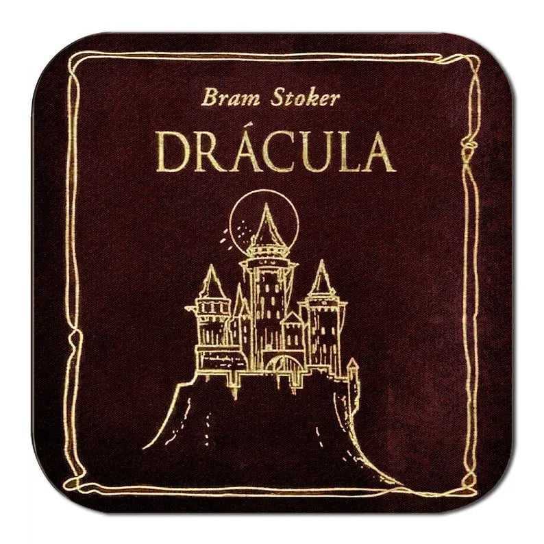 Halloween Gothic Literature Coaster Collection – Classic Horror Book Covers
