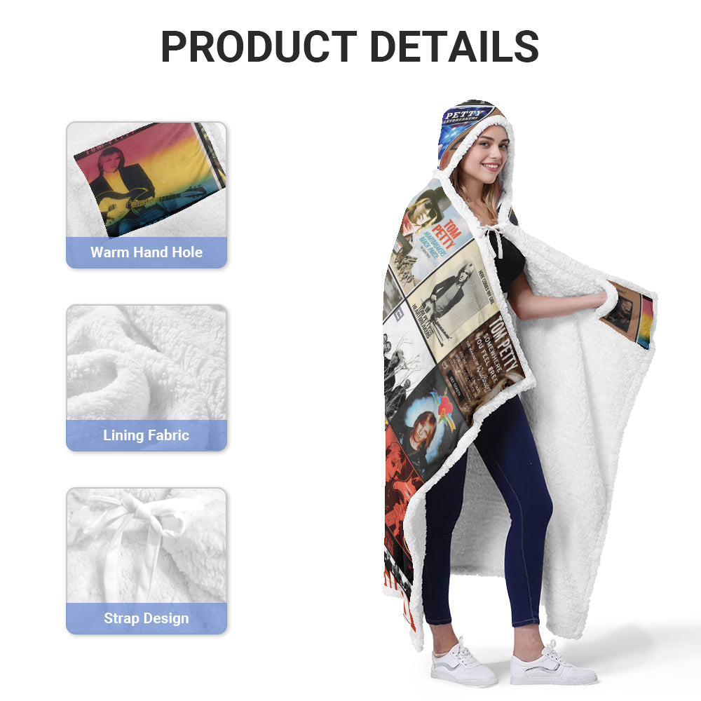Blink-182 Albums Wearable Blanket Hoodie – Pop Punk Comfort for True Fans