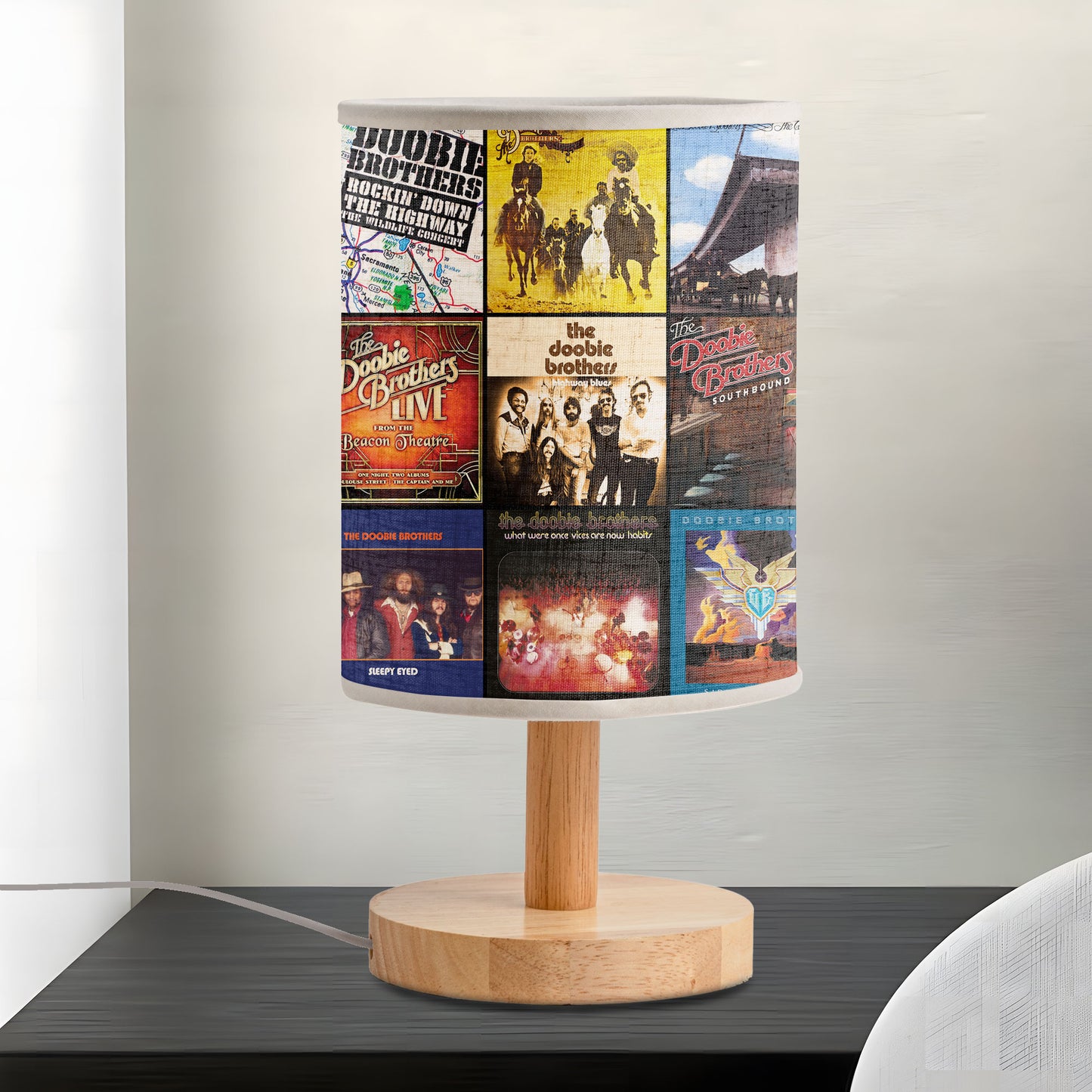 The Doobie Brothers Albums Lamp – Vintage Rock Glow for True Music Lovers