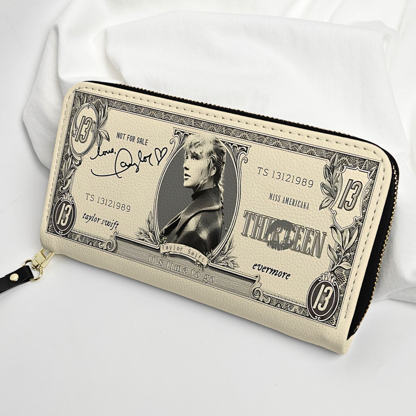 Evermore Inspired Wallet - Leather Wallet Limited Fan Edition