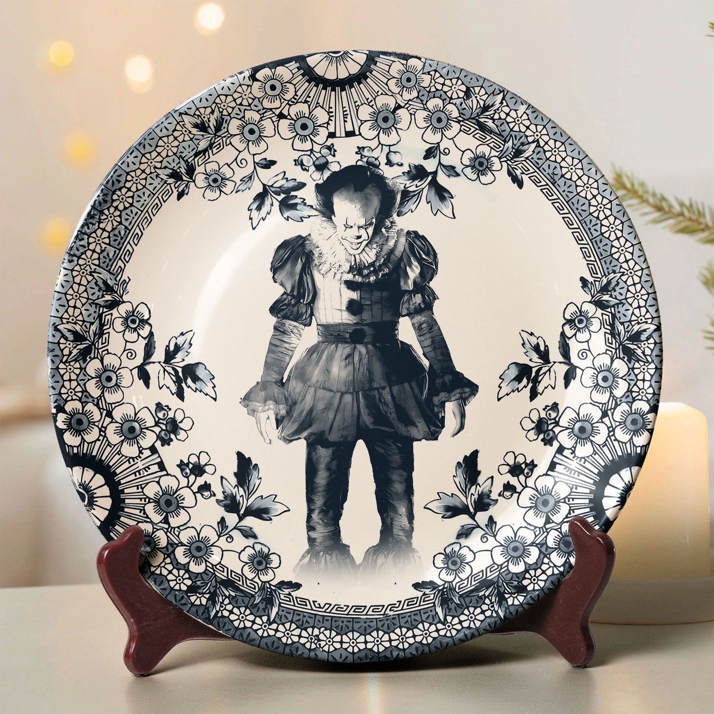 Pennywise Horror Ceramic Plate