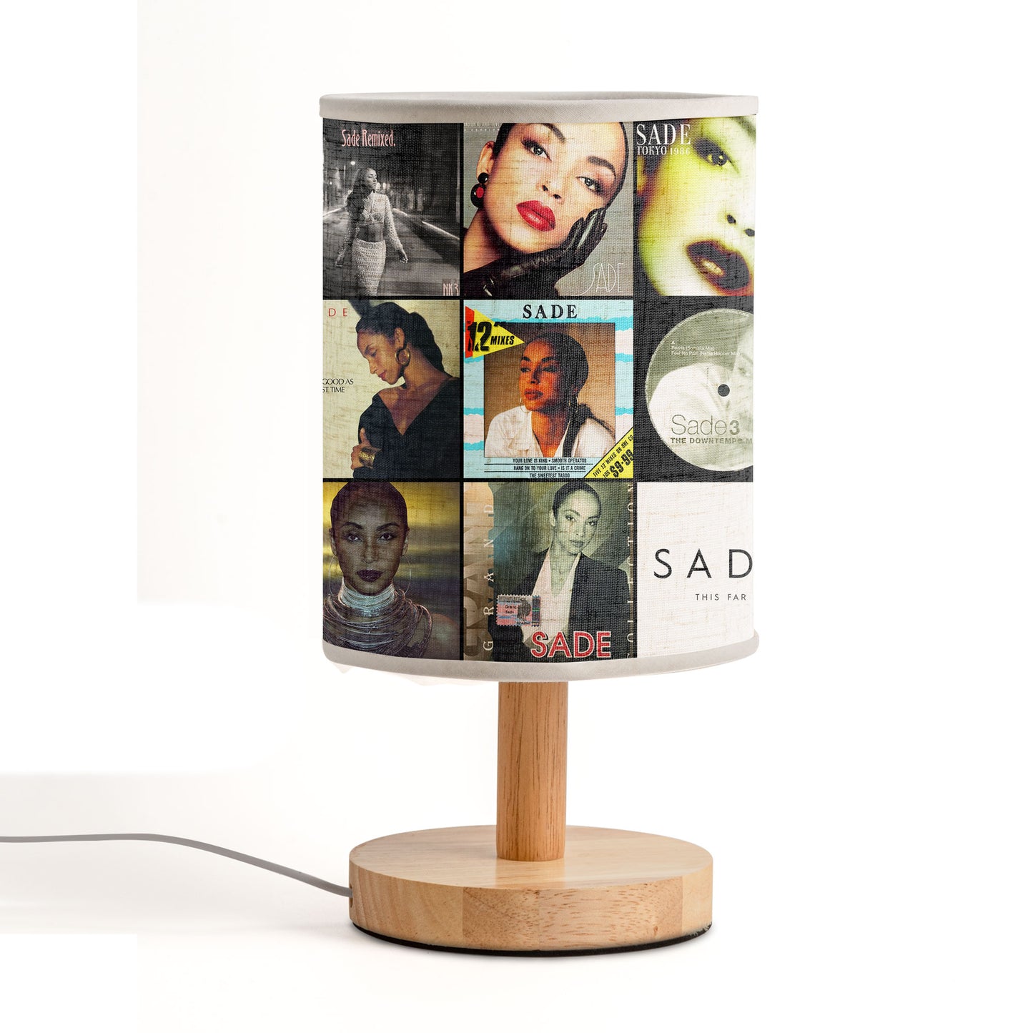 Sade Album Collage Lamp – Smooth Soul & Timeless Elegance Light