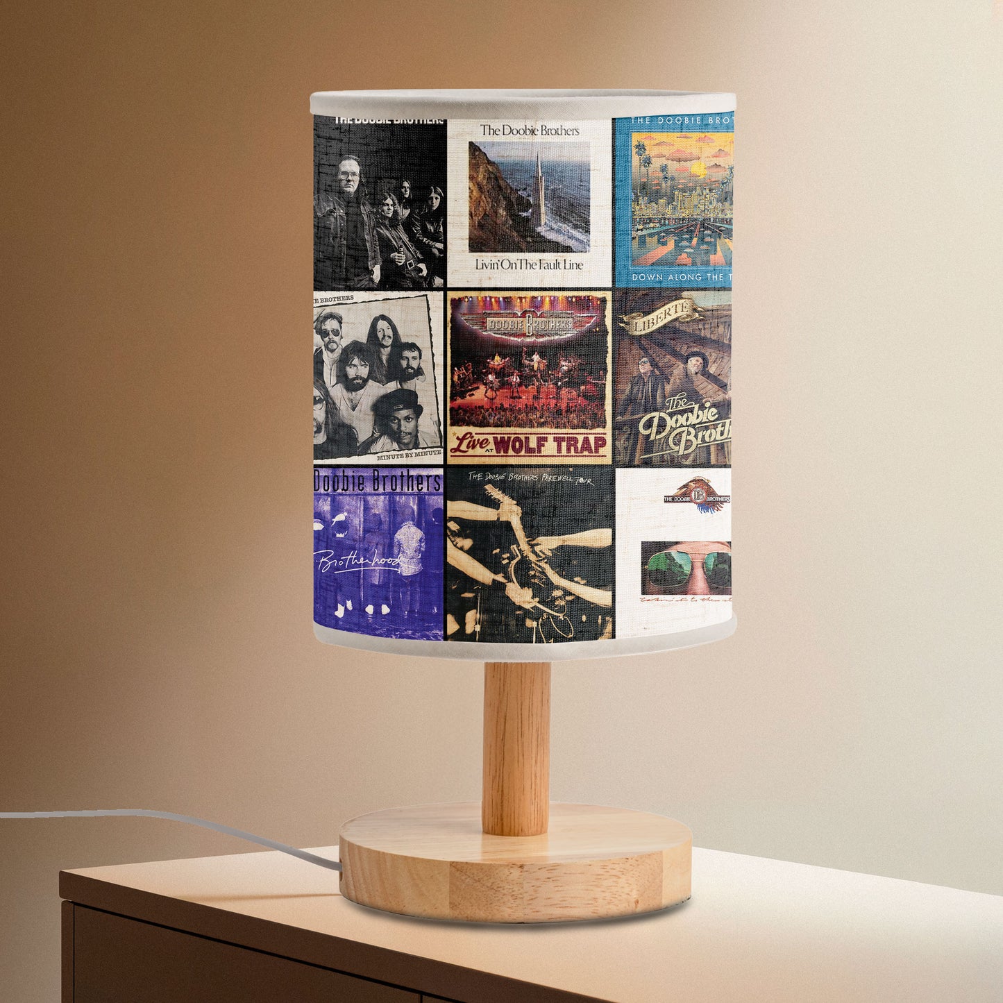 The Doobie Brothers Albums Lamp – Vintage Rock Glow for True Music Lovers