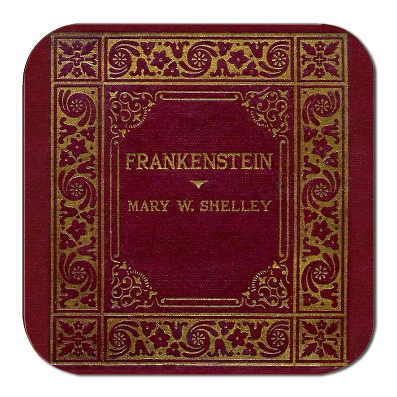 Halloween Gothic Literature Coaster Collection – Classic Horror Book Covers