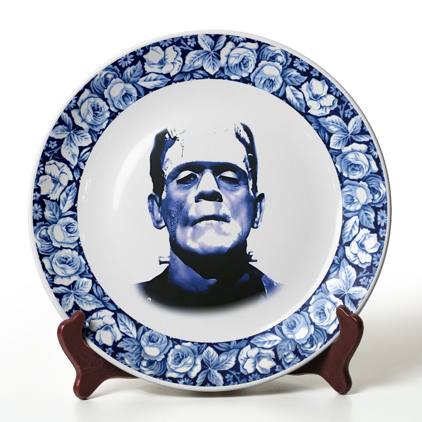Vintage Horror Ceramic Plate – Frankenstein’s Monster