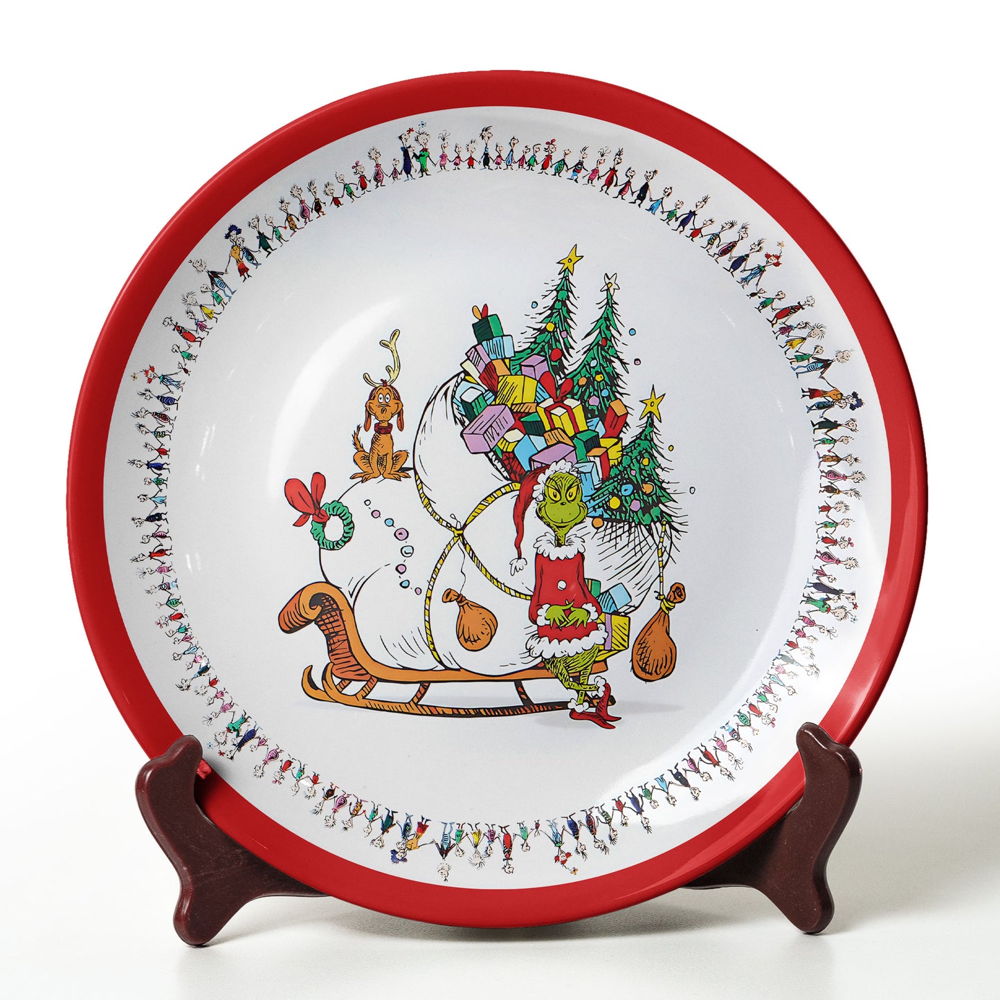 The Grinch Christmas Decorative Plate