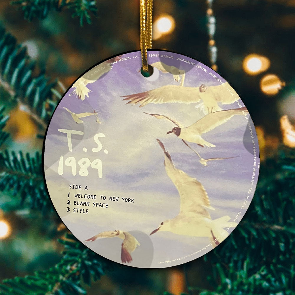 1989 Taylor Swift CD Ceramic Ornament – Holiday Music Keepsake Decoration