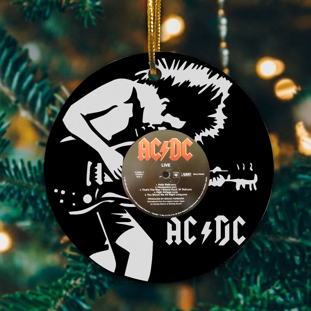 Hard Rock Ceramic Ornament – Classic Album Cover Holiday Decoration