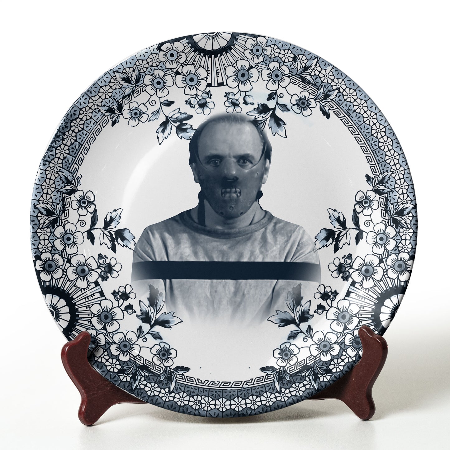 Hannibal Lecter Horror Ceramic Plate