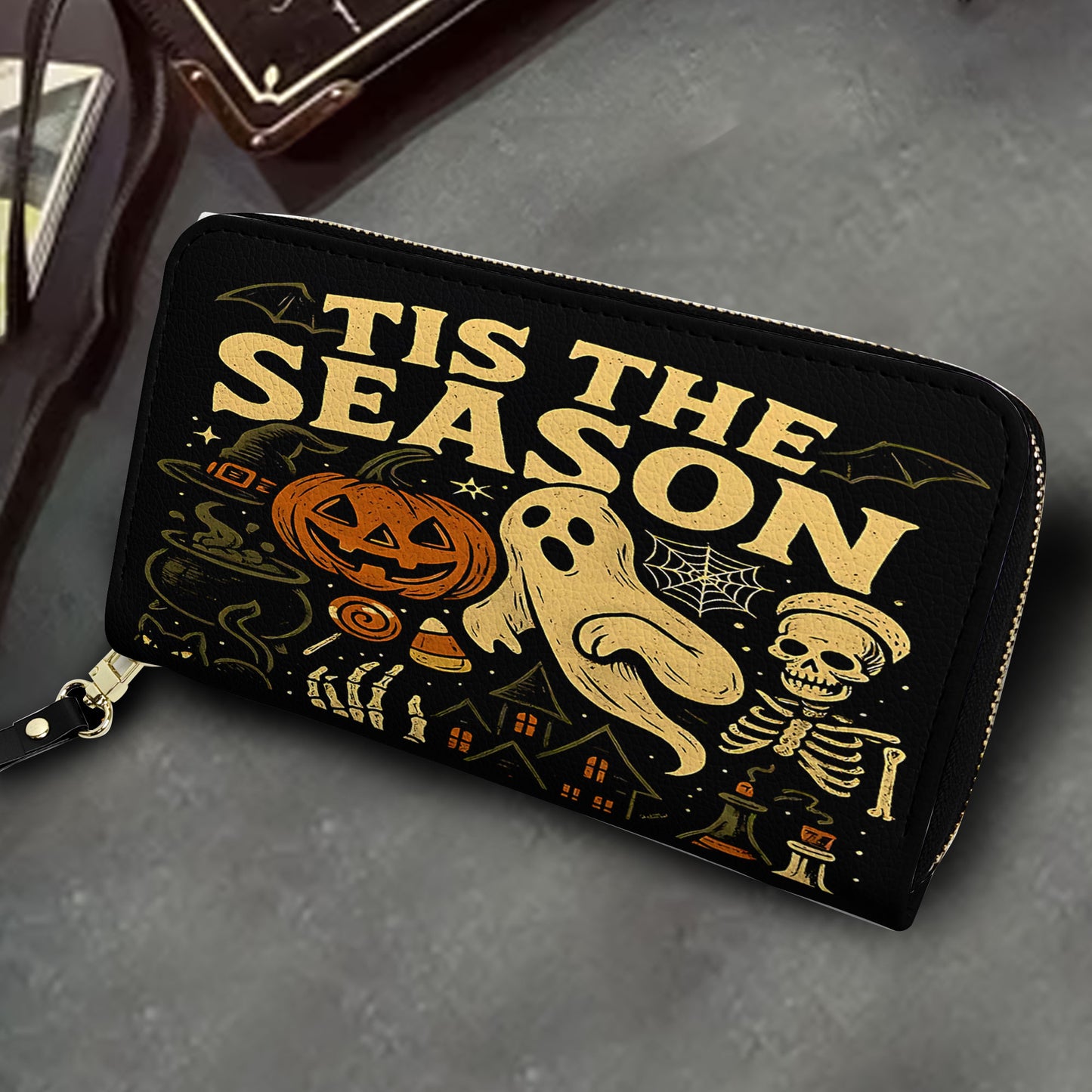 Tis The Season – Halloween Leather Handbag & Wallet Set