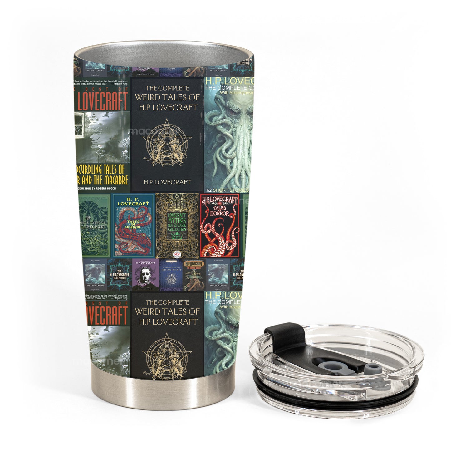 Cosmic Horror Book Cover Tumbler – H.P. Lovecraft Collection