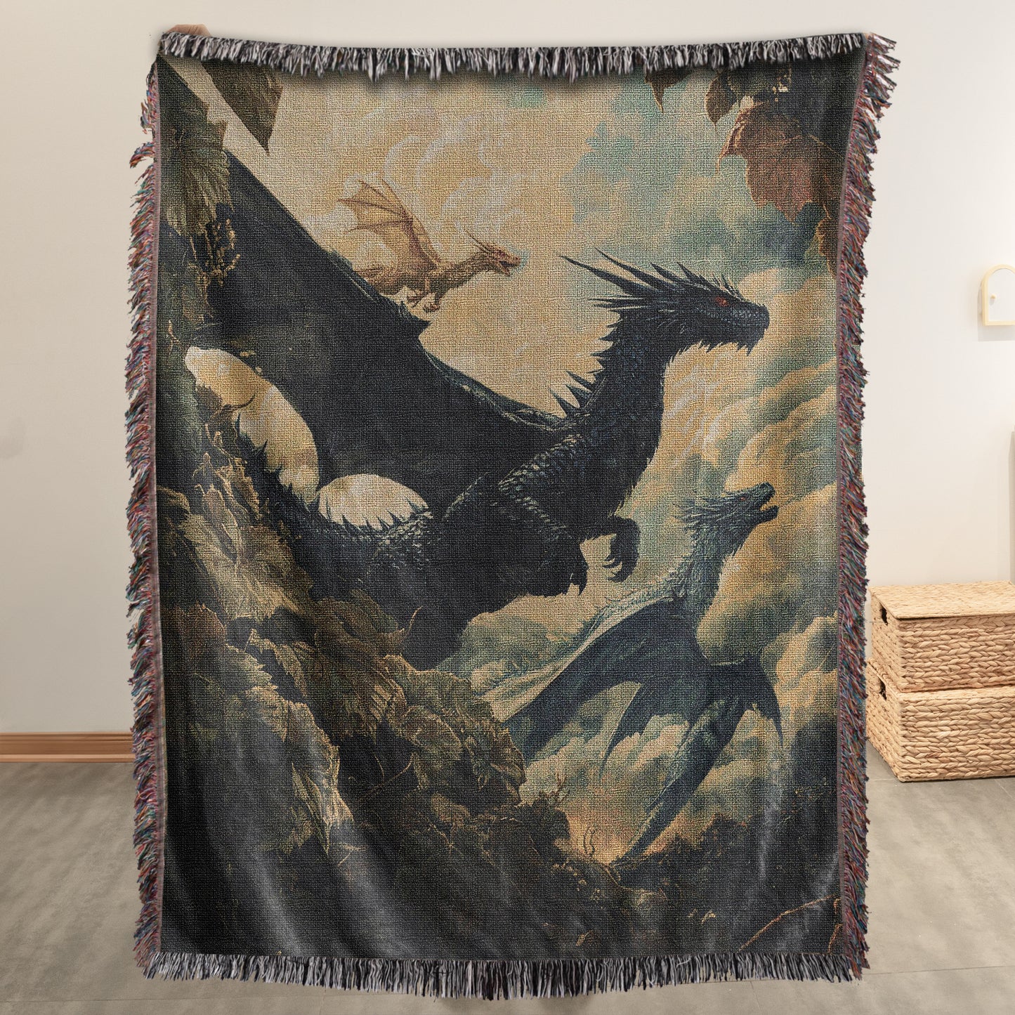 Riders of Basgiath Woven Blanket - Fouth Wings Blanket