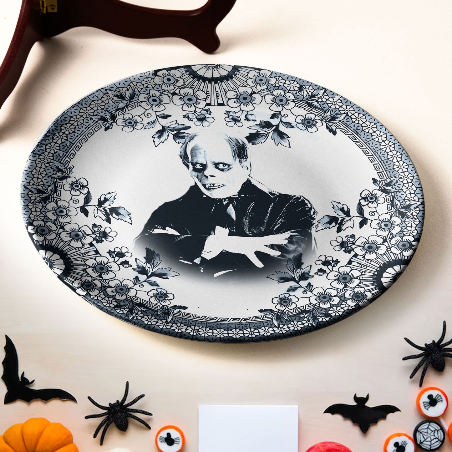 Vintage Horror Ceramic Plate – The Phantom of the Opera