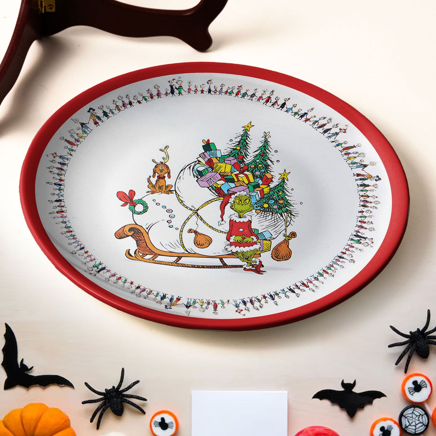 The Grinch Christmas Decorative Plate