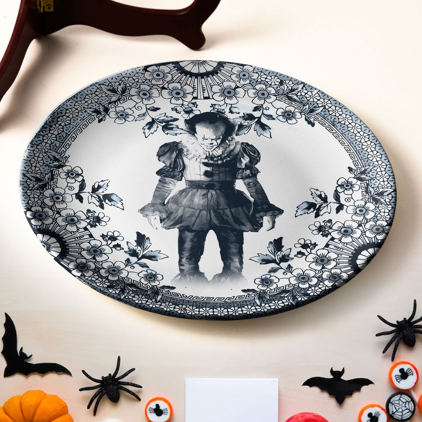 Pennywise Horror Ceramic Plate