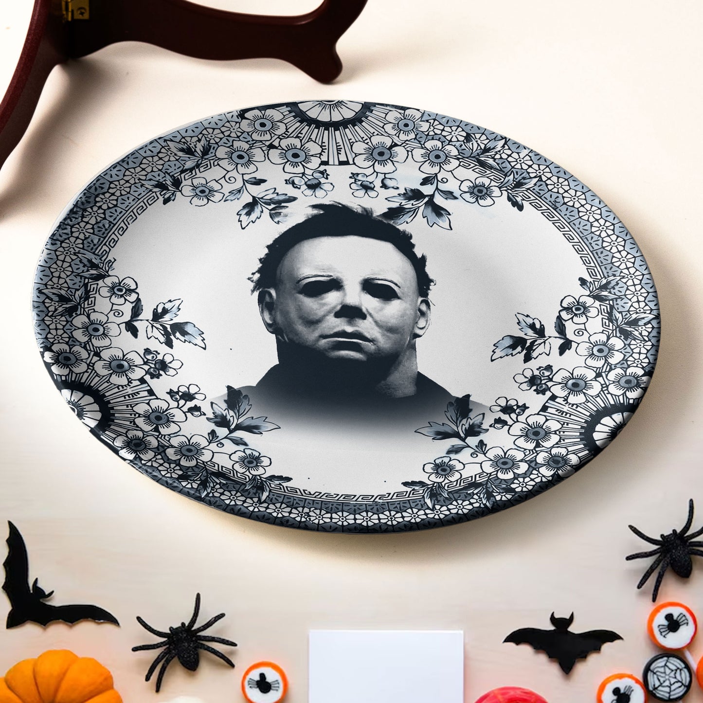 Ceramic Plate – Michael Myers Halloween Horror Classic