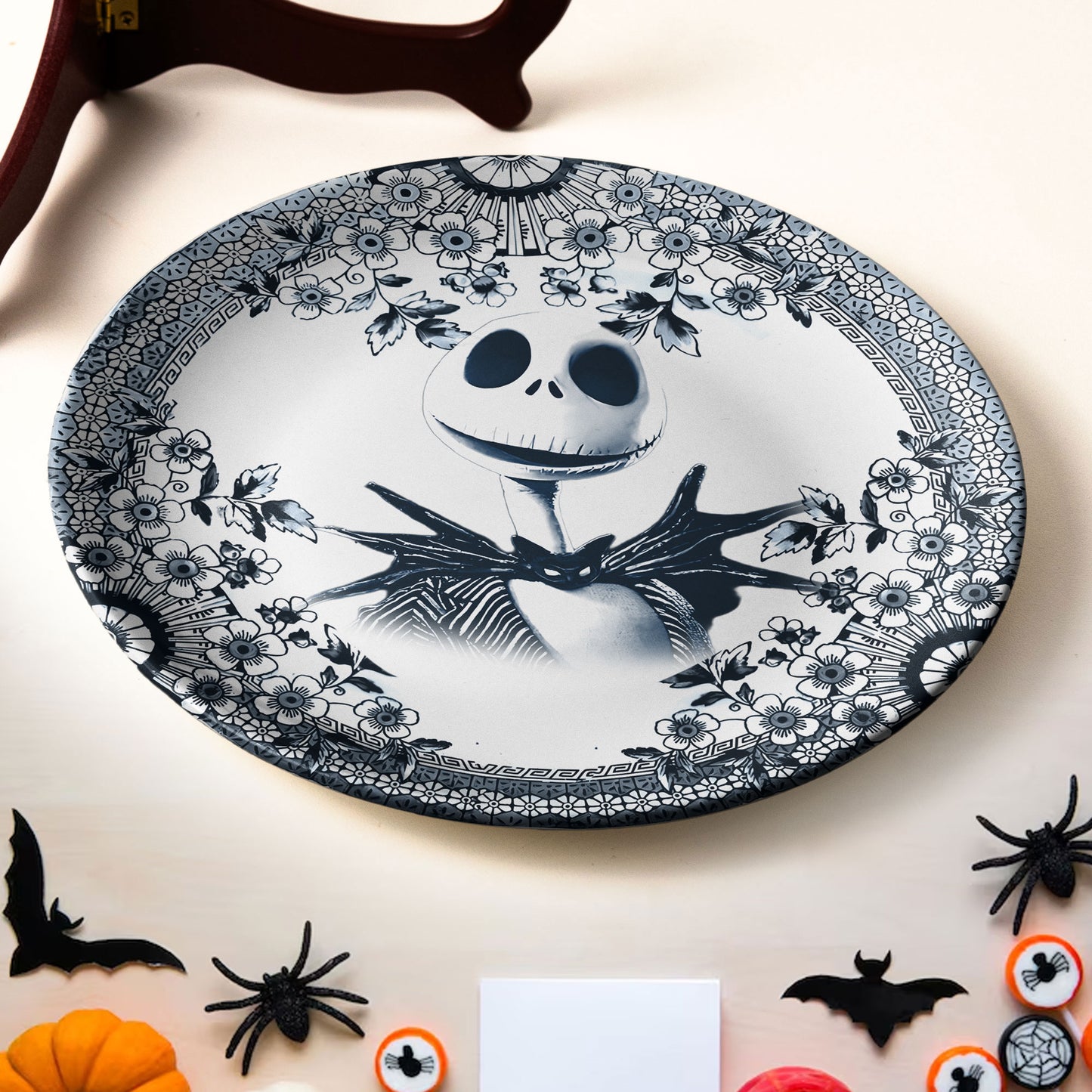 Jack Skellington Horror Ceramic Plate