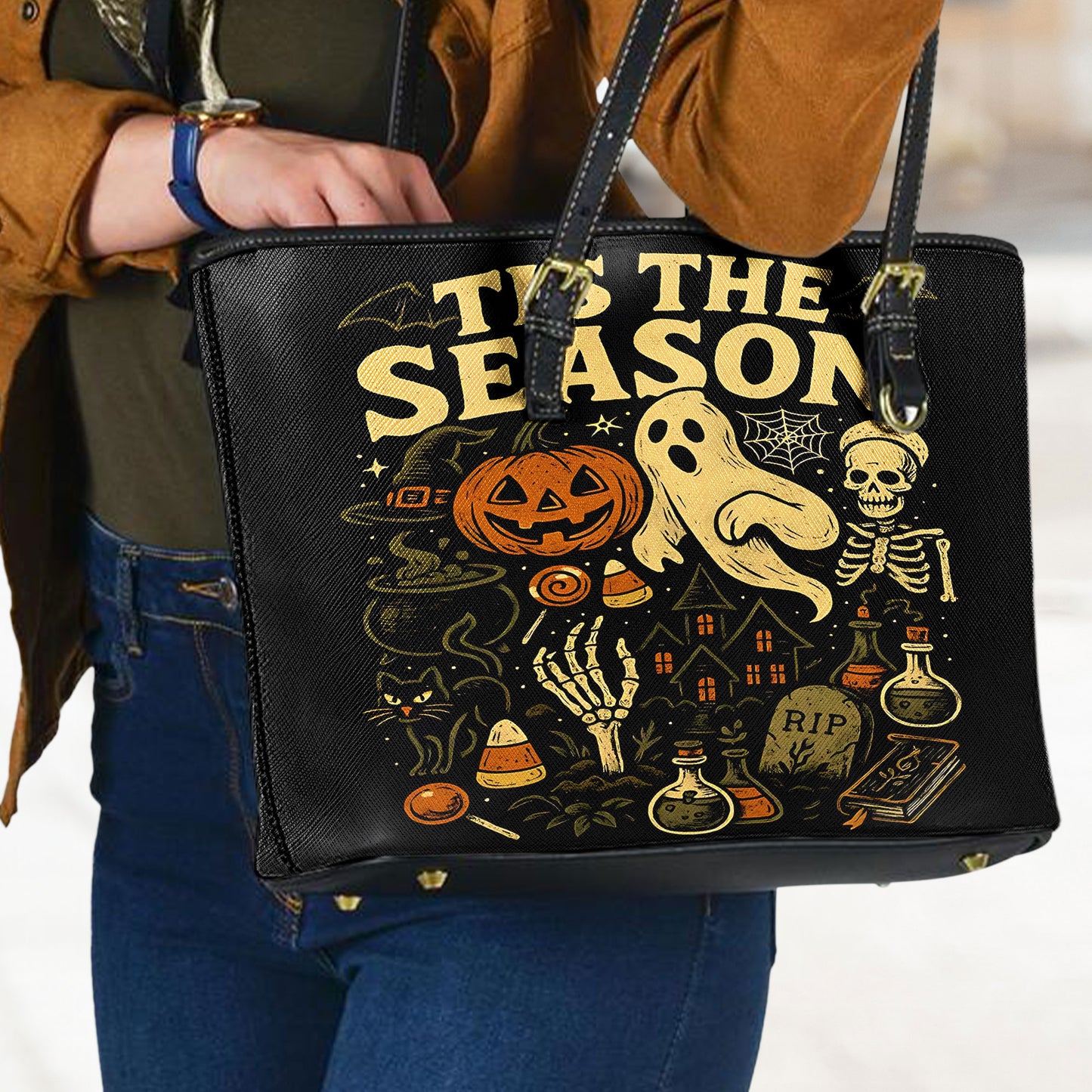 Tis The Season – Halloween Leather Handbag & Wallet Set
