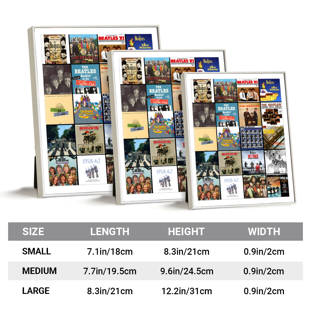 The Beatles Acrylic Light Mirror – Dual-Mode Music Legend Gift