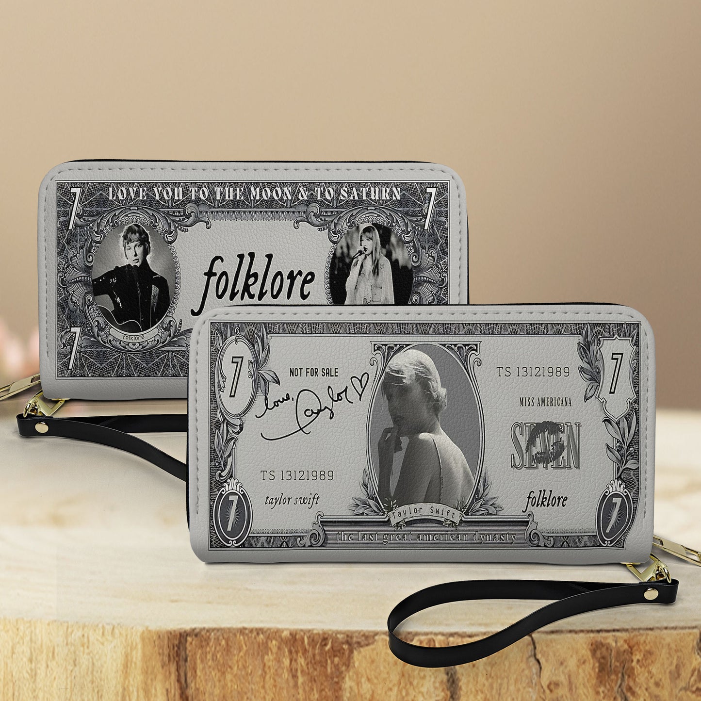 Folklore Era Taylor Swift Leather Wallet