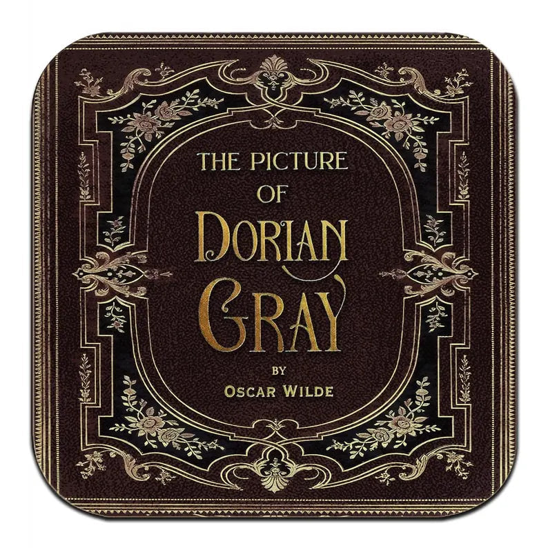 Halloween Gothic Literature Coaster Collection – Classic Horror Book Covers