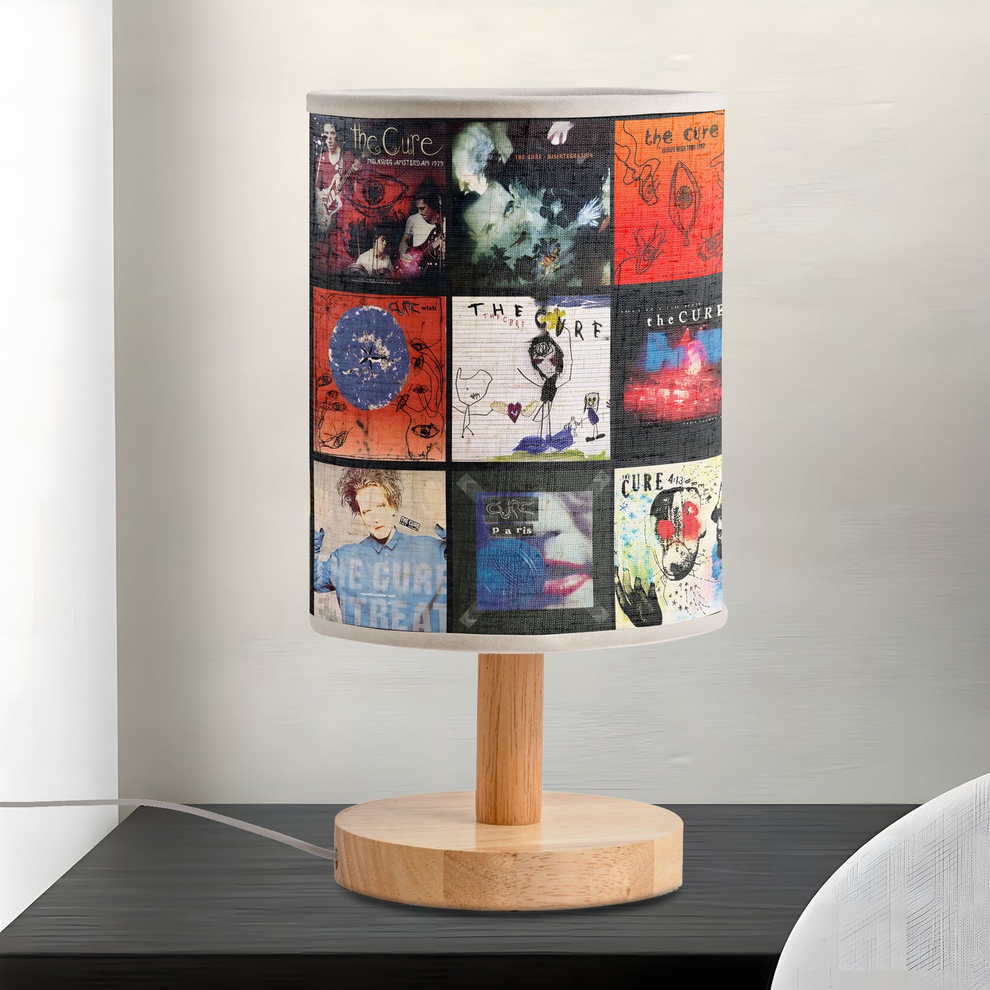 The Cure Album Art Fabric Lamp